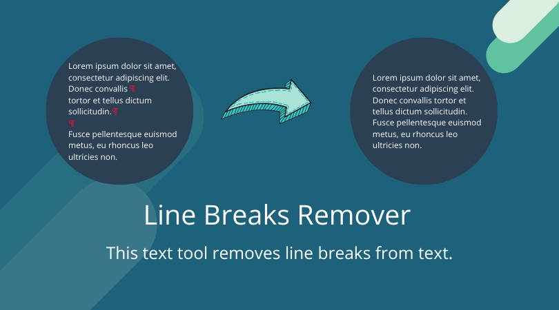 Remove line breaks online